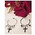 Orecchini a cerchio Dolce & Gabbana con croci e cristalli Nero Silver hardware - vista 4