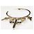 Orecchini a cerchio Dolce & Gabbana con croci e cristalli Nero Silver hardware - vista 6