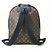 Louis Vuitton Josh Monogram Macassar Rucksack Braun Schwarz Monogramm - Ansicht 2