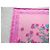 Hermès "Robe Légère" handgestickter Seidenschal Gavroche 45 Pink Blau Grün Roh Lila Gelb - Ansicht 9
