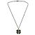 Collana Chanel Paris-Bombay Métiers d'Art 2012 con Pendente Nero Bianco Beige Metallico
