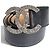 Chanel Metiers d'Art Gürtel Schwarz Caviar Leder Silber Hardware - Ansicht 2