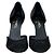 Chanel D'Orsay Pumps aus schwarzem Canvas & Leder Gr. 40 gebraucht - Ansicht 3