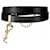 Bracelet en cuir Yves Saint Laurent YSL Noir  - vue 1