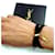 Bracelet en cuir Yves Saint Laurent YSL Noir  - vue 2