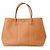 Hermès Borsa Tote Hermes Garden 36 PM Marrone D'oro