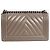 Chanel Boy Tasche aus Leder mit mittlerem Chevron-Steppmuster grau 2014 - Ansicht 3