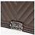 Chanel Boy Tasche aus Leder mit mittlerem Chevron-Steppmuster grau 2014 - Ansicht 5