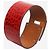 Hermès Bracciale Kelly Dog in alligatore rosso - vista 3