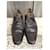 Yves Saint Laurent Rive Gauche Leder-Derbies Braun  - Ansicht 4