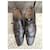 Yves Saint Laurent Rive Gauche Leder-Derbies Braun  - Ansicht 8