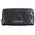 Chrome Hearts REG F ZIP Lederlanger Geldbeutel Schwarz