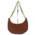 Céline Bolso de hombro de cuero Celine AVA CHAIN Bronce - vista 3