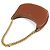 Céline Bolso de hombro de cuero Celine AVA CHAIN Bronce - vista 4