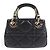 Borsa 2way Christian Dior Lady 95.22 in pelle di agnello Nero - vista 3