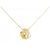 Autre Marque Au750 Gelbgold Citrin Diamant Halskette