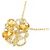 Autre Marque Au750 Gelbgold Citrin Diamant Halskette - Ansicht 3