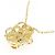 Autre Marque Au750 Gelbgold Citrin Diamant Halskette - Ansicht 4