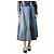 Céline Blauer zweifarbiger Denim-Midirock - Größe UK 10