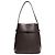 Totême Brauner Leder-Tote-Bag mit Gürtel