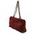 Borsa a tracolla Chanel Coco Mark Lapin in pelle Marrone Bordò - vista 2