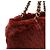 Borsa a tracolla Chanel Coco Mark Lapin in pelle Marrone Bordò - vista 4