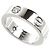 Cartier Love Ring aus 18K Weißgold mit halbem Diamanten