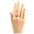 Cartier Love Ring aus 18K Weißgold mit halbem Diamanten - Ansicht 7