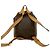 Céline Zaino Celine Vintage Macadam Blazon Triomphe Marrone - vista 3