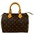 Louis Vuitton Speedy 25 Vintage Monogram Handtasche Braun - Ansicht 3