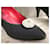 Escarpins Yves Saint Laurent en satin noir avec bijou  - vue 3