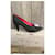 Escarpins Yves Saint Laurent en satin noir avec bijou  - vue 9