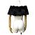 Sciarpa con stola in pelliccia di coniglio nero Chanel - vista 5