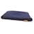 Hermès HERMES Trouse Flat PM Zip Pouch Noir Bleu Marine  - vue 4