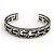 Bracciale rigido GUCCI Silver Square G Arabesque G-Cube Argento