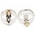 Orecchini a clip rotondi Chanel Silver CC in ottone con chiusura a vite Argento - vista 3