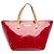 Louis Vuitton Red Monogram Vernis Bellevue PM Rosso