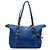 Borsa Prada Blue Saffiano Trimmed Tessuto