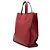 Borsa Tote Shopper Convertible Prada Red Vitello Daino Rosso - vista 2