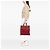 Borsa Tote Shopper Convertible Prada Red Vitello Daino Rosso - vista 6