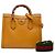 Borsa Gucci Yellow Medium Leather Bamboo Diana Giallo - vista 9