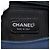 Borsa a tracolla Chanel Blue Mini Chocolate Bar in raso - vista 5