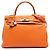 Hermès Orange Togo Kelly II Retourne 35