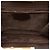 Borsa Gucci in scamosciato marrone con G quadrato Marrone scuro - vista 4