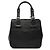 Borsa a mano in pelle nera Burberry Nero