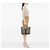 Saint Laurent Maxi Y Transparenter PVC Tote in Grau Braun - Ansicht 7