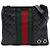 Borsa a tracolla Gucci Black Fiat 500 Medium GG Imprime Web Nero
