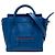 Céline Borsa Tote Celine Blue Nano Leather Luggage