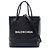 Tote in pelle nera Balenciaga XXS Nero