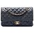Chanel Black Medium Classic Caviar Double Flap Nero